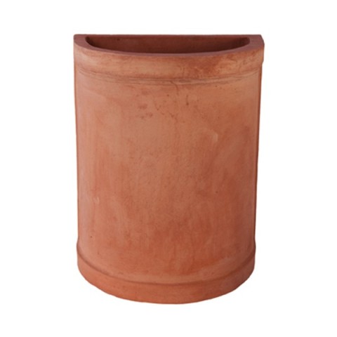 Smooth-Walled Impruneta Terracotta Vase